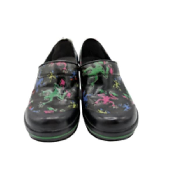 Dansko Women's Vegan Clog Shoes Comfort Slip On Work Frog  Print  37 6.5- 7 - Picture 2 of 12